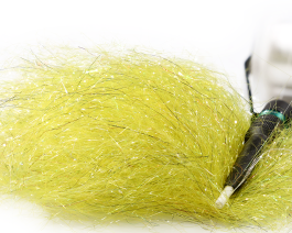 Baitfish ULTRA Sparkle Dubbing, Yellow UVR / 15